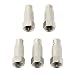 Ancable 5-Pack F-Type Male Plug to RCA Female Jack RF Video TV Cable Adapter for Atari 2600/7800 Sega/Coleco Game