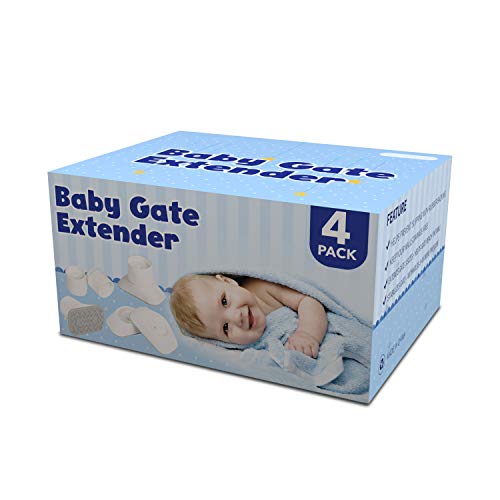 Baby Gate Extender Wall Protector Pressure Mounted Gates Extension Kit Extends 1.13.5 inches