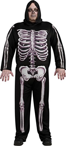 Skeleton Costume - Plus Size - Chest Size 46-50