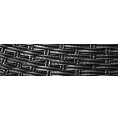 KMH Polyrattan 3er Set Pflanztopf schwarz inkl. schwarzem Einsatz - Blumenkübel für Innenbereich oder Außenbereich… – Bild 5