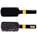 Torino Pro Medium Hard Wave Brush By Brush king - #1560 - Rubber grip Vertical Brush - 9 rows - 360 Wave brushes - Great For connections and Wolfing