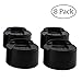 BTSD-home Adjustable Bed Risers Table Risers or Furniture Risers (8, Black)