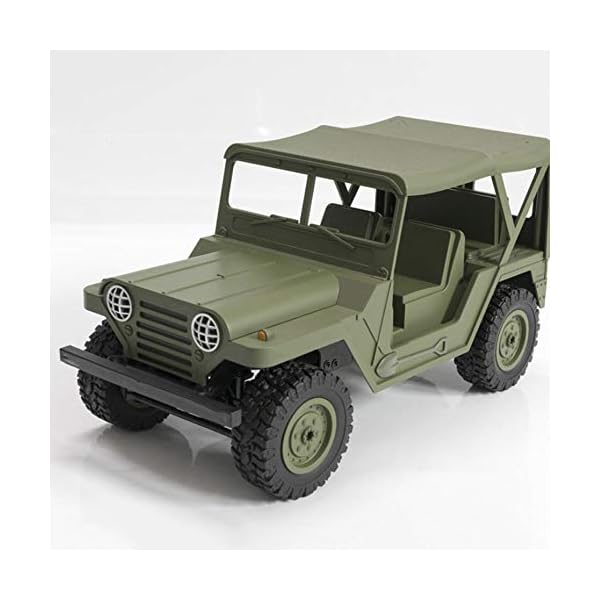 wangch RC Buggy 4WD Fernbedienung LKW 1:10 Mini Military Fernbedienung Offroad Fahrzeug, 2,4g Hochgeschwindigkeits… – Bild 5