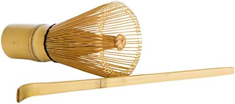 Matcha Whisk, Bamboo Matcha Tea Whisk and Scoop Set Traditional Japanese Handmade with Chasaku, Sustainable Materials