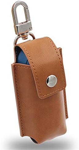Garyesh Portable PU Leather Case Protective Cover Bag Pouch for Samsung Gear IconX (Brown)