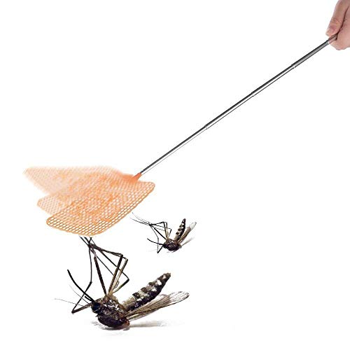 Yaphetss 3pcs Strong Flexible Manual Swat Durable Telescopic Handle，Pocket Extendable Fly Swatter, Travel Partner。 - Thumbnail 3