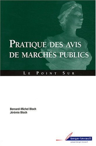 Pratique des avis de marchés publics