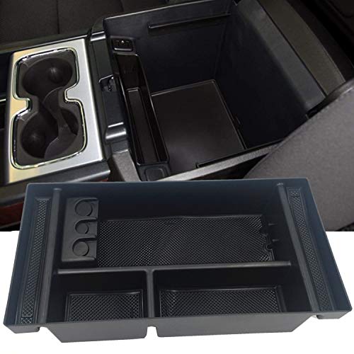 JOJOMARK Vassoio Organizer Per Console Centrale Per Chevy Silverado/GMC Sierra 1500 2019-2023, 2500/3500HD 2020-2023, Con Tappetini E Portamonete