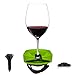 Outdoor Wine Glass Holder by Bella D’Vine – 3 Attachments include Lawn Wine Stake For Picnics, Suction Base For Boats and Hot Tubs, Strap For Patio Chairs – Fun Wine Gift – Lime Green