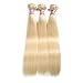 613 Blonde Virgin Hair Straight human hair, Pack Of 3,100g/Bundle,Honey Blonde Brazilian Hair Weave,7A Blonde Human Hair boundles