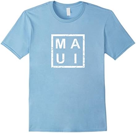 Mens Stylish Maui T-Shirt XL Baby Blue