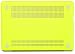 Kuzy - Hot Neon Yellow 13inch Rubberized Hard Case Satin Cover (A1278 with or without Thunderbolt) Aluminum Unibody - Construction Hot Yellow