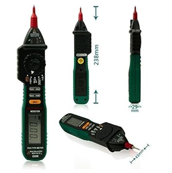Mastech Stift typ Digitalmultimeter MS8212A DC AC Spannung Strom Prüfgerät Diode Anschluss Logic Berührungslose