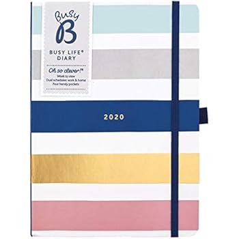 Amazon.com : Busy B 2020 Agenda Diary - A5 Week to View ...