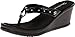 Skechers Women's Rumblers-Cat's Eye Flip Flop, Black, 8 M US