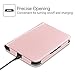 Fintie Case for Nook GlowLight 3, Slim Fit Premium Vegan Leather Folio Cover for Barnes and Noble Nook GlowLight 3 eReader 2017 Release Model# BNRV520, Rose Gold