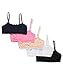 Simply Adorable Big Girls' 5-Pack Bralettes - Khaki/Multi, 14-16