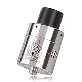 VapeKing Top Quality RDA Fast Shipping in (2-6 Days)! -(26650) SILVER + FREE 510 BASE!!!
