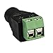 RGBZONE 10-Pack Male & Female BNC/DC Power Connector Adapter