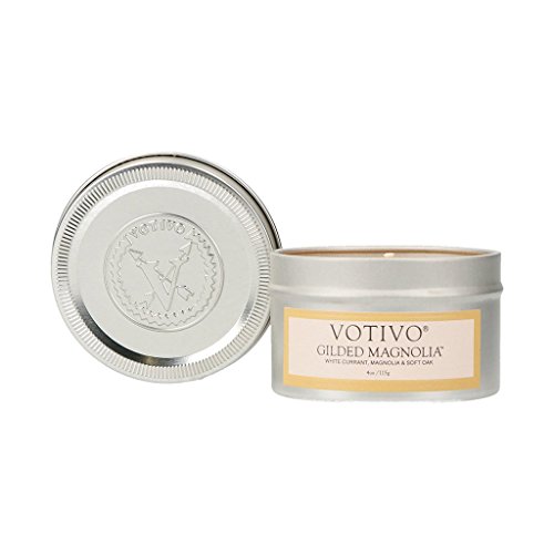 Votivo Aromatic Travel Tin Candle – Gilded Magnolia