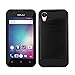 BLU Advance 4.0 L3 A110U Case Slim Armor Hybrid Cover [Scratch/Dust Proof] Defender Dual Layer Shockproof Protection Case (VGC Black)