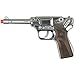 Toy LUGER German Style Cap Gun Semi-auto pistol metal prop costume 8 Shot Ring
