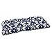 Pillow Perfect Damask Indoor/Outdoor Wicker Sofa Setee Swing Cushion Tufted, Weather, and Fade Resistant, 19