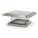 HomeSaver Pro 12" x 12" SS Single-Flue Chimney Cap
