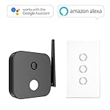 WisQo Smart 3in1 Wall Switch Starter Kit, Works with Alexa & Google Home