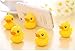 Geekercity 3Pcs Cute Cartoon Mini Yellow Duck Universal Stand Rubber Silicone Sucking Sucker Desktop Holder for Smartphones Mobile Cell Phones