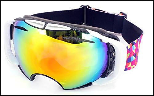 Parduds™ Goggles Snowmobile Snowboard Snow Skate Ski Goggles Anti-fog Spherical UV Protection Goggles (Black)