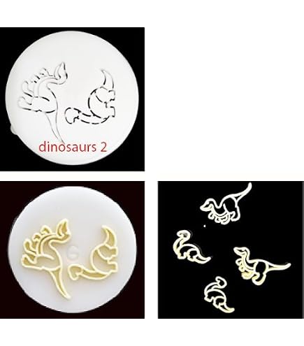 Dinosaur Shaped Pasta Disc For Philips Pasta Maker - Fun Kids Pasta Attachment (Dinosaurs 2) - View #3