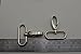 Ailisi Metal Silvery Olive Lobster Clasps 1.5 Inches Internal Diameter Oval Swivel Trigger Clips Hooks Pack of 6
