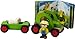 Hape My Tractor Kid's Wooden Playset with Activity Book