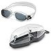 Aqua Sphere Kaiman Swim Goggle (Regular, Tinted Lens/Transparent Frame)