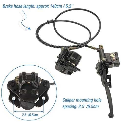 Hydraulic Brake Master Cylinder Caliper For Chinese Taotao Roketa Sunl 50cc 90cc 110ccc 125cc Go-Kart Dune Buggy Quad ATV Dirt Bike Mini Bike Hydraulic Disc Brake Kit In | Whizz - Foto 6