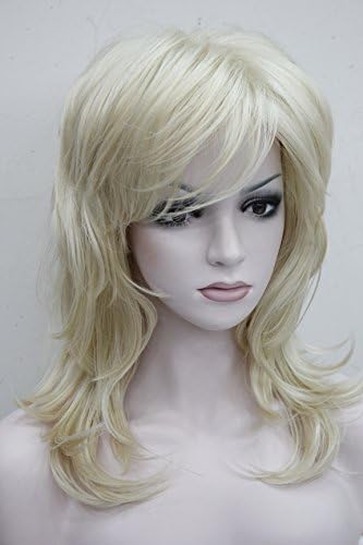 LydellLong Soft Shaggy Layered Classic Cap Full Synthetic Wigs (613 Blonde)
