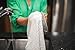 FABBRICA HOME Rayon Made from Bamboo Kitchen Drying Towel, Patented Everplush Technology, Set of 3, Caramel, Blue, White