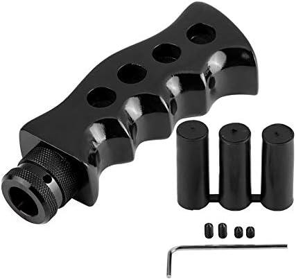 Qiilu Universal Shift Knob Aluminum Manual Shift Knob Handle Gear Stick Knob Gear Shifter Lever: Automotive