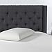 eLuxurySupply Beautyrest Latex Pillow | Hypoallergenic Natural Foam Pillows | 300 Thread Count 100 Percent Cotton Antimicrobial Cover - Queen Size