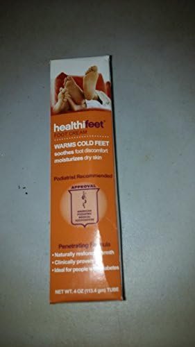 HEALTHIFEET FOOT CREAM WARMS COLD FEET "IDEAL FOR PEOPLE WITH DIABETES"