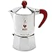 Bialetti 06786 Moka Cafe 3 Cup Stove Top Espresso Maker Red