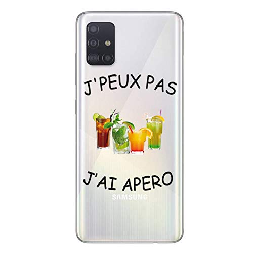 Cokitec Jpeux Pas Jai Apero Transparent Case for Samsung Galaxy A51