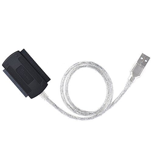 Warmstor SATA/PATA/IDE Hard Drive to USB 2.0 Adapter Converter Cable for 2.5