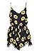 Relipop Women Summer Floral Romper Casual Spaghetti Strap Sleeveless Party Evening Mini Short Jumpsuit Black