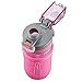 Bubba Flo Silicone Kids Water Bottle, 16 oz, Pink