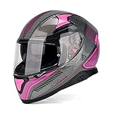 HAX Full Face Motorcycle Helmet with Dual Rear