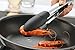 Rosle Stainless Steel Lock & Release Silicone Coated Cooking Tongs, 12-inch