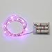 BINZET 50 LEDs 3AA Battery Operated Copper Wire String Light, 2 Meters (No Remote) , Purple