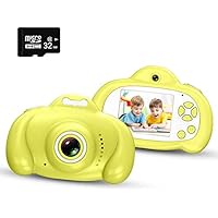 ElecRat Kids Digital Camera 2.4 Inch IPS HD Screen Anti-Drop Children